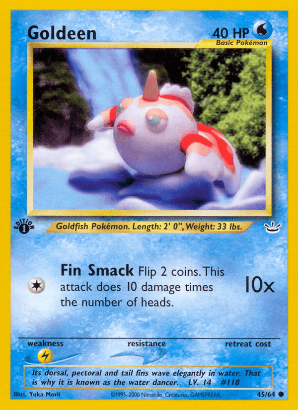 Goldeen Neo Revelation card