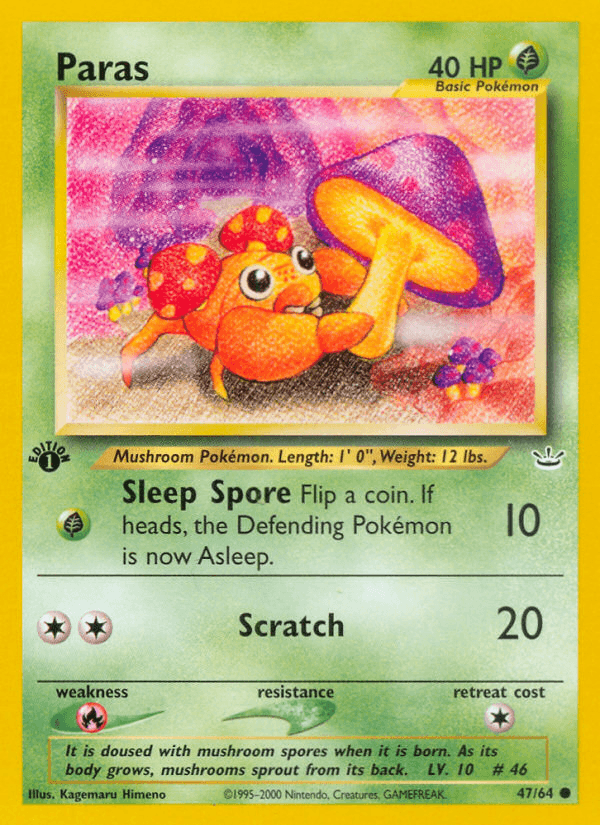 Paras Neo Revelation card