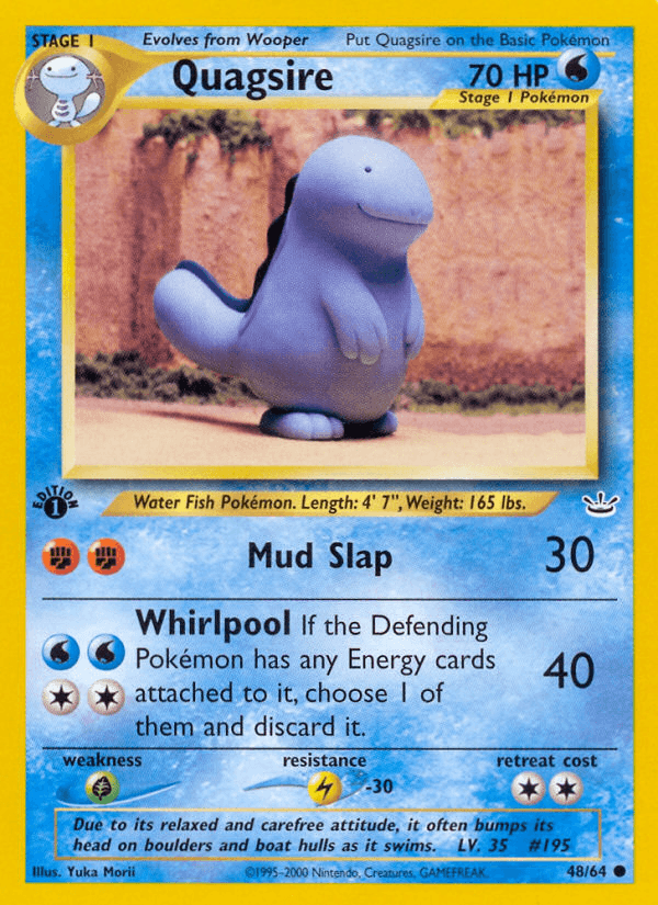 Quagsire Neo Revelation card