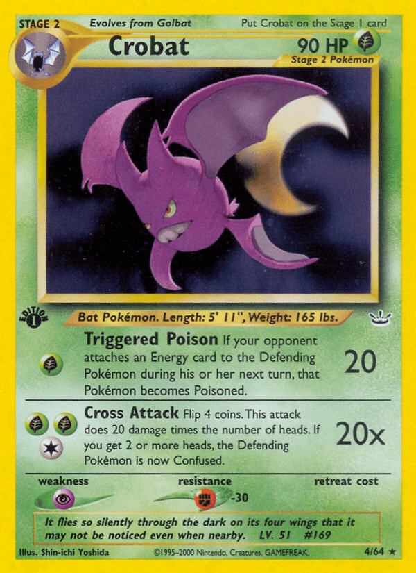 Crobat Neo Revelation card
