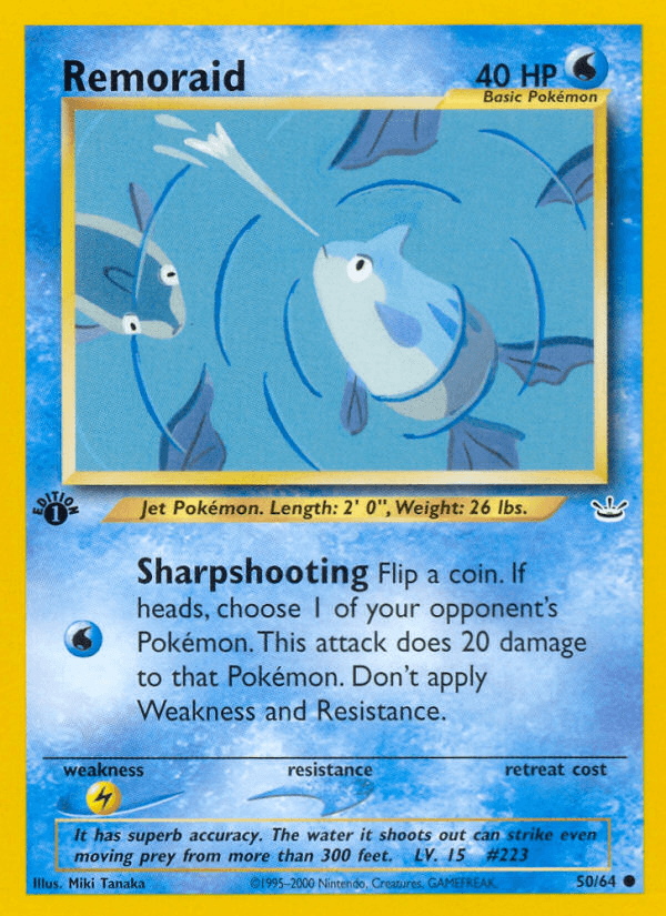 Remoraid Neo Revelation card