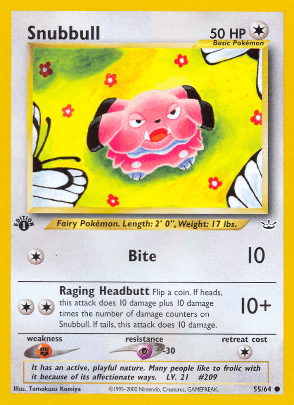 Snubbull Neo Revelation card