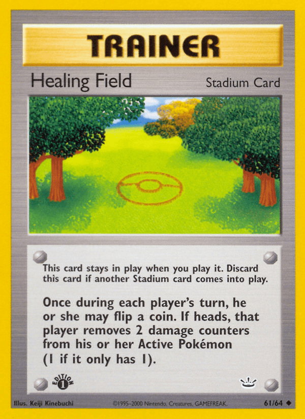 Healing Field Neo Revelation card