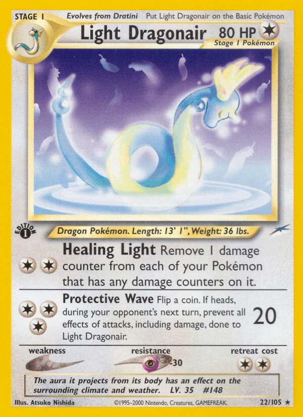 Light Dragonair Neo Destiny card