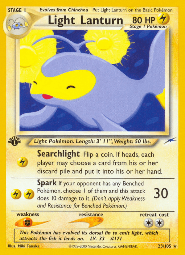 Light Lanturn Neo Destiny card
