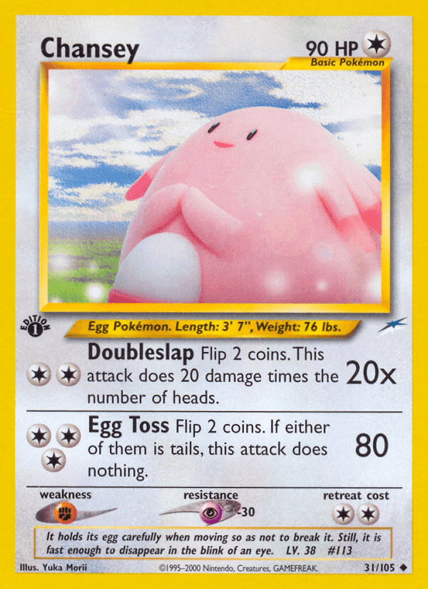 Chansey Neo Destiny card