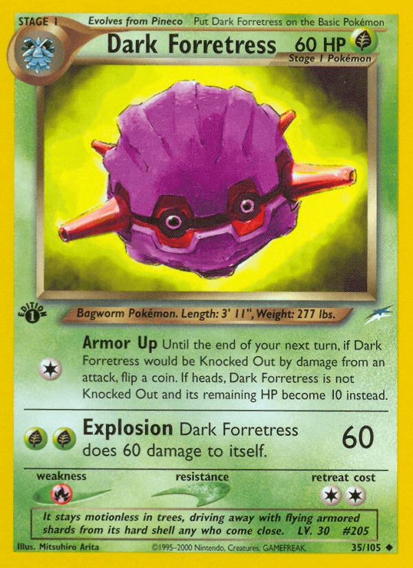 Dark Forretress Neo Destiny card