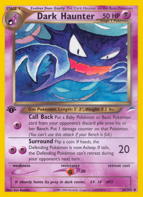 Dark Haunter Neo Destiny card