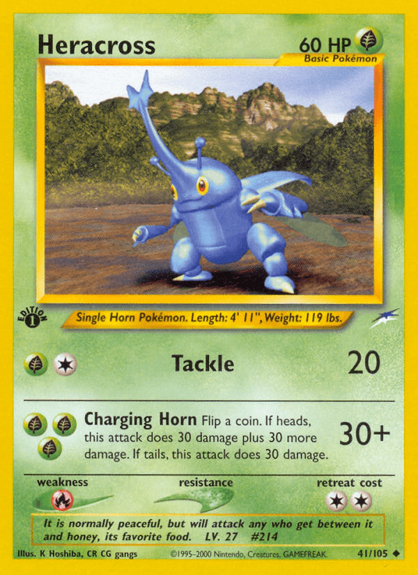 Heracross Neo Destiny card