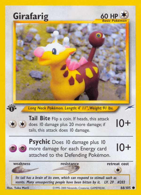 Girafarig Neo Destiny card