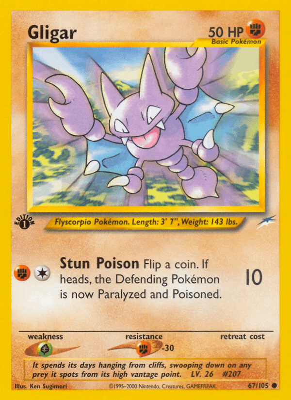 Gligar Neo Destiny card
