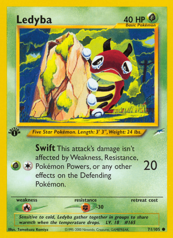Ledyba Neo Destiny card