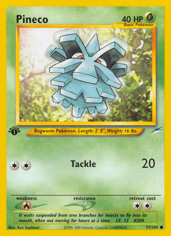 Pineco Neo Destiny card