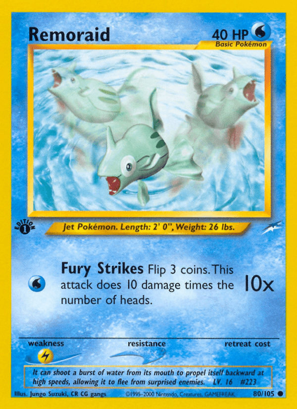 Remoraid Neo Destiny card