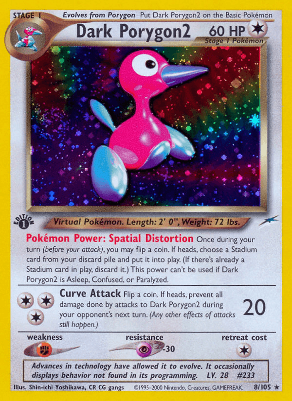 Dark Porygon2 Neo Destiny card