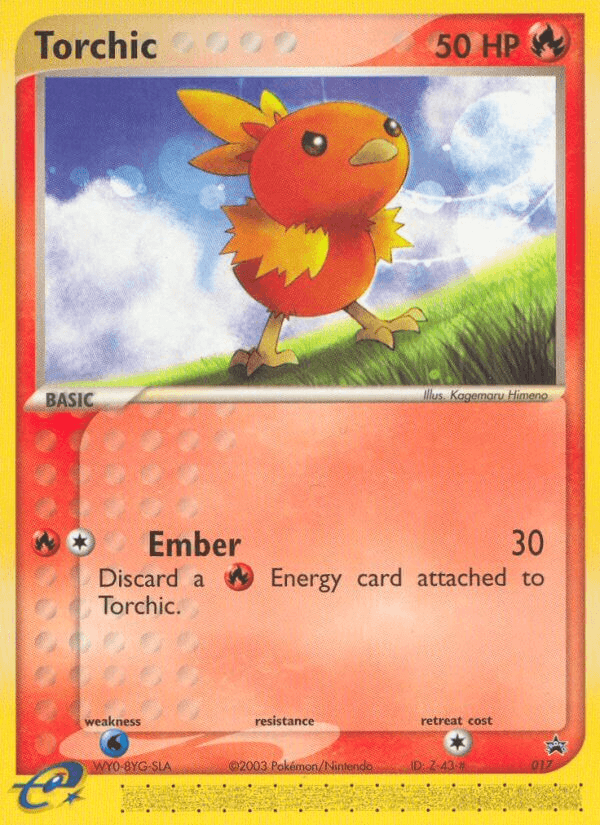Torchic Nintendo Black Star Promos card