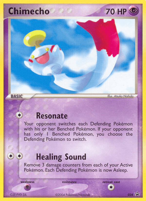 Chimecho Nintendo Black Star Promos card