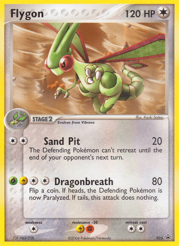 Flygon Nintendo Black Star Promos card