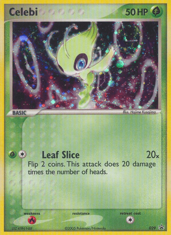 Celebi Nintendo Black Star Promos card