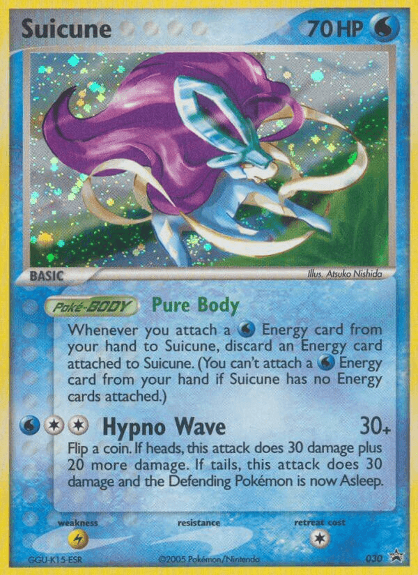 Suicune Nintendo Black Star Promos card