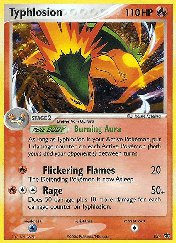 Typhlosion Nintendo Black Star Promos card