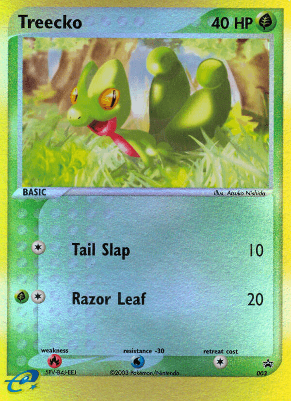 Treecko Nintendo Black Star Promos card