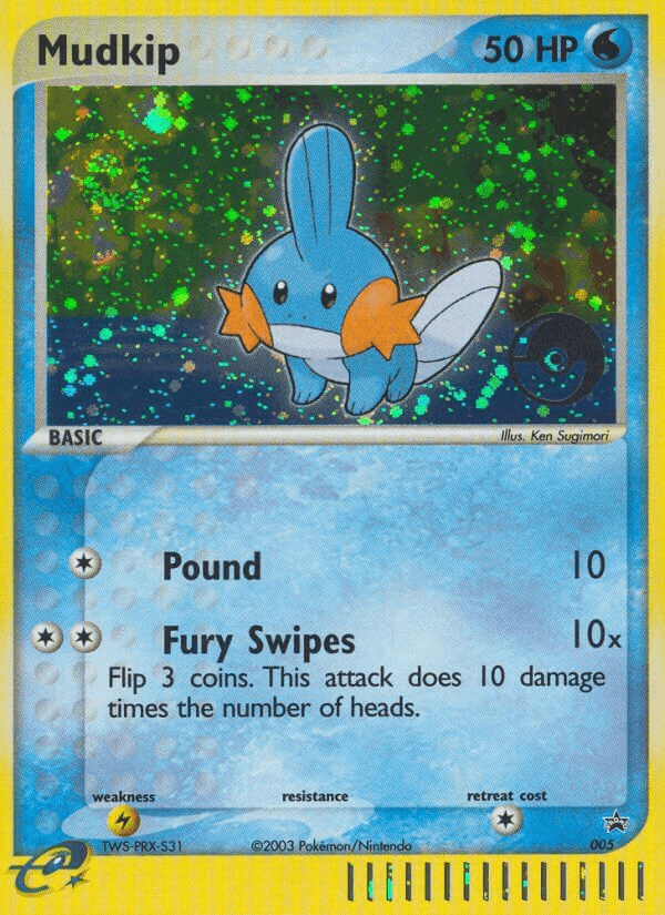 Mudkip Nintendo Black Star Promos card
