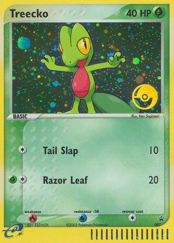 Treecko Nintendo Black Star Promos card