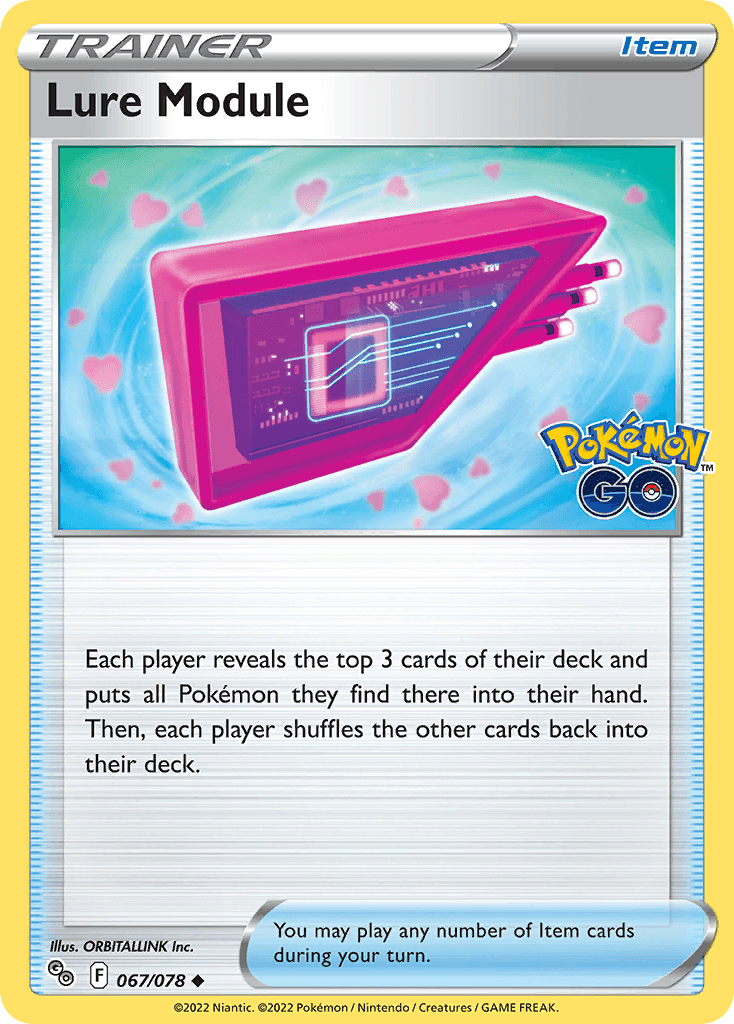 Lure Module Pokémon GO card