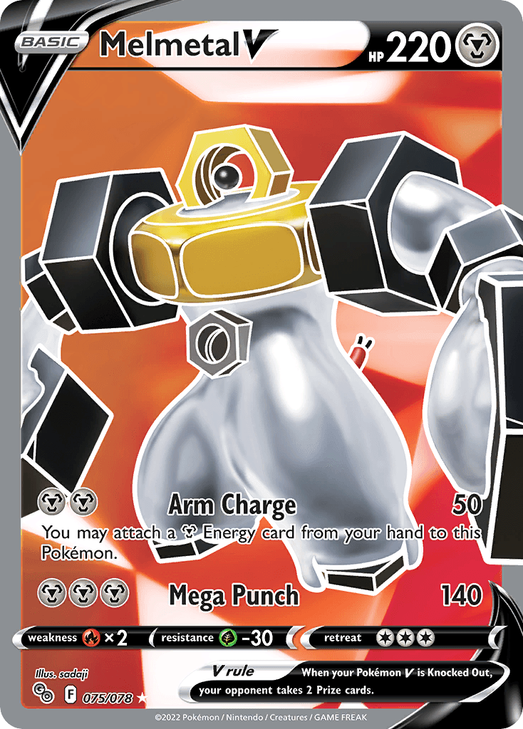 Melmetal V Pokémon GO card