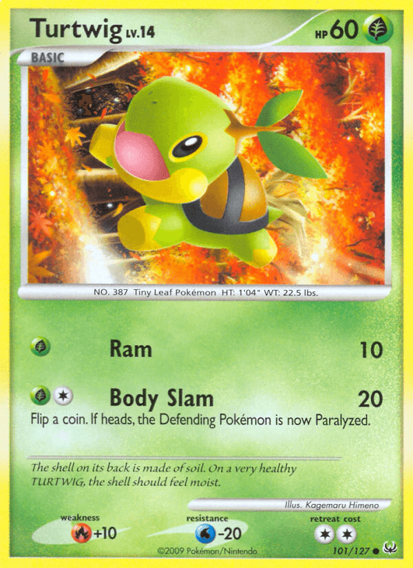 Turtwig Platinum card