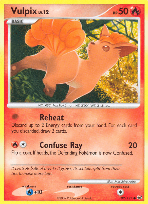 Vulpix Platinum card