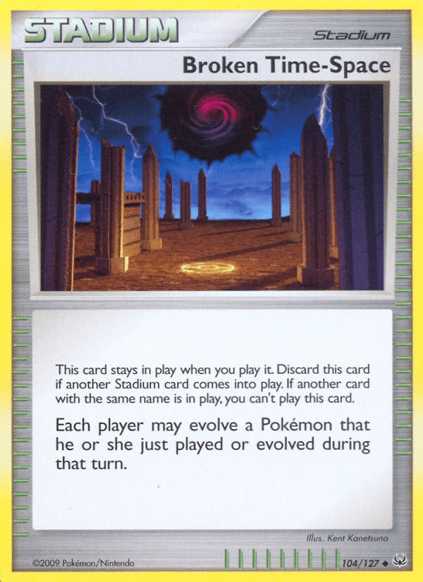 Broken Time-Space Platinum card