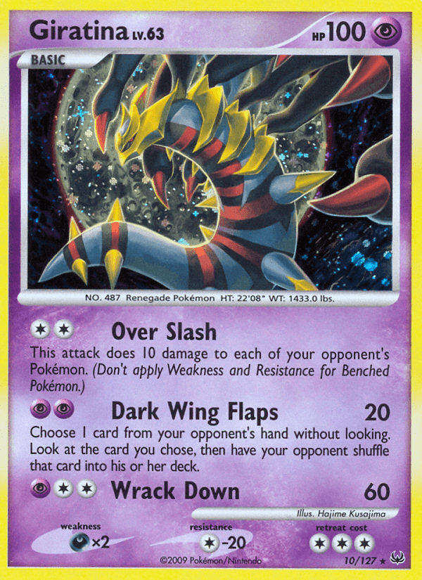 Giratina Platinum card