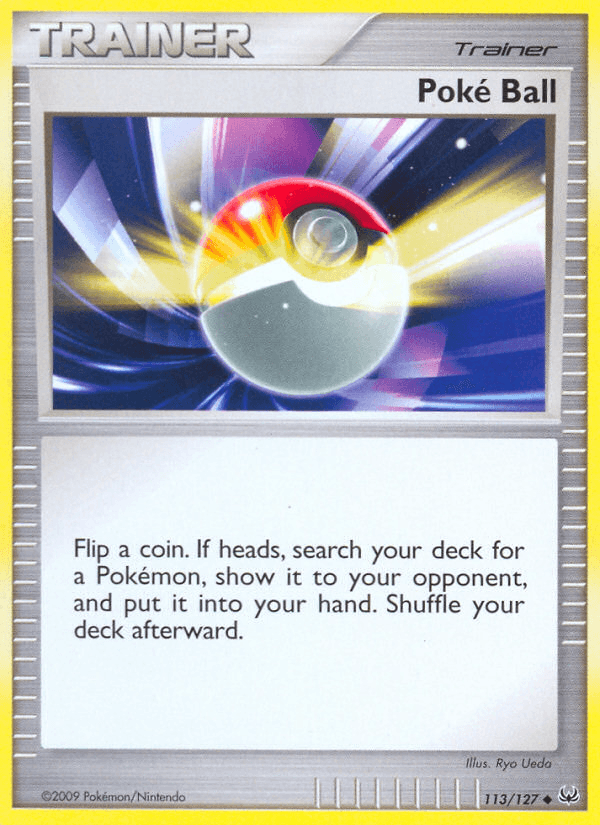 Poké Ball Platinum card