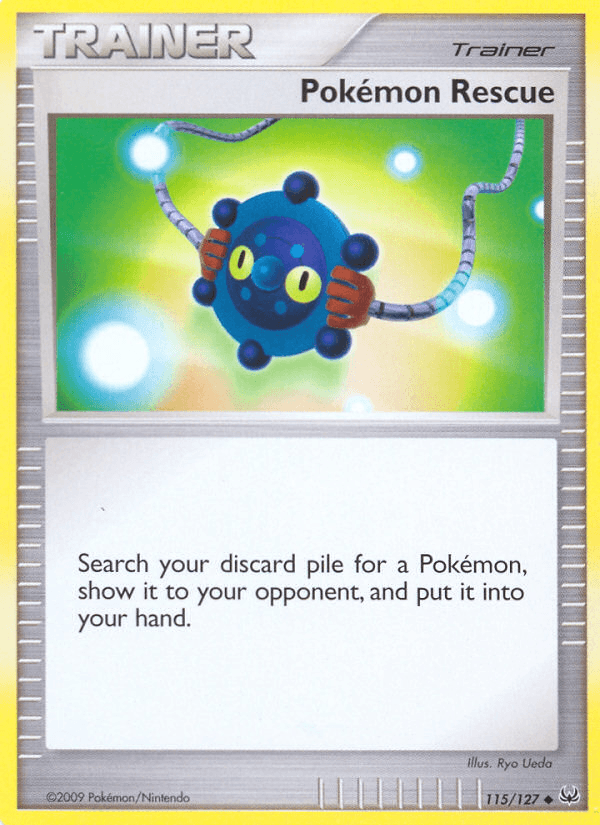 Pokémon Rescue Platinum card