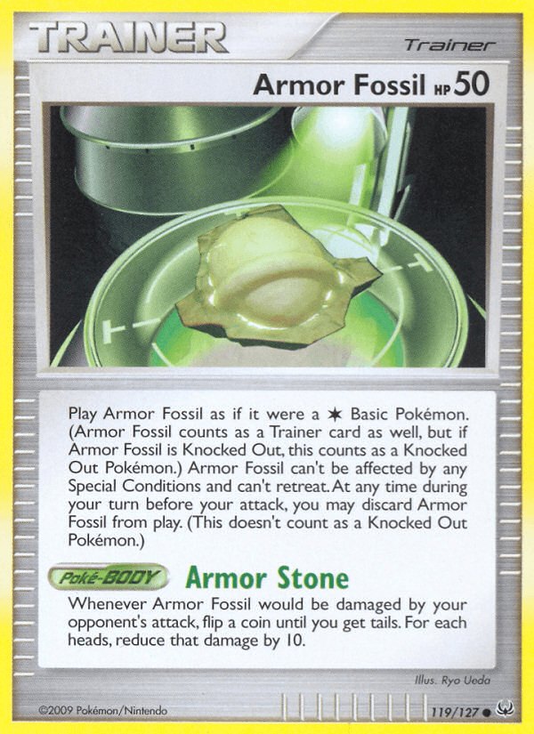 Armor Fossil Platinum card
