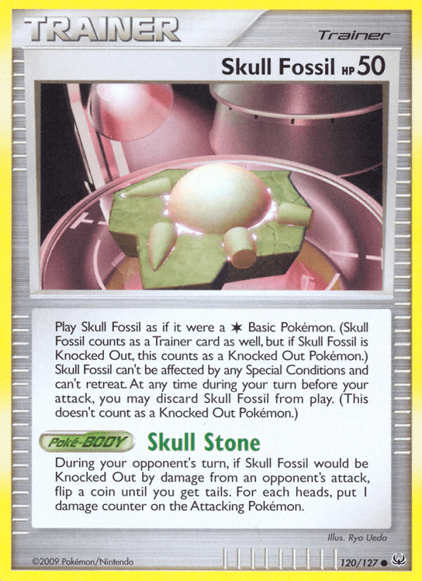 Skull Fossil Platinum card