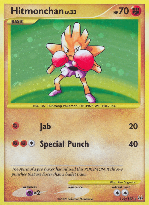 Hitmonchan Platinum card