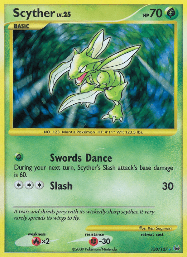 Scyther Platinum card