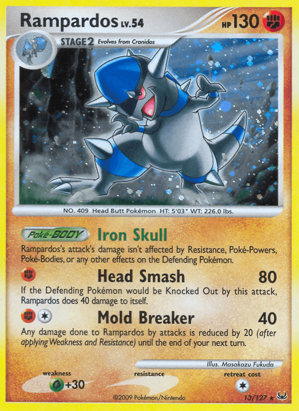 Rampardos Platinum card