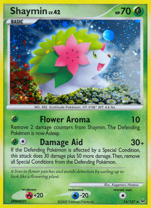 Shaymin Platinum card