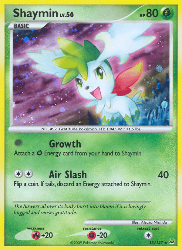 Shaymin Platinum card