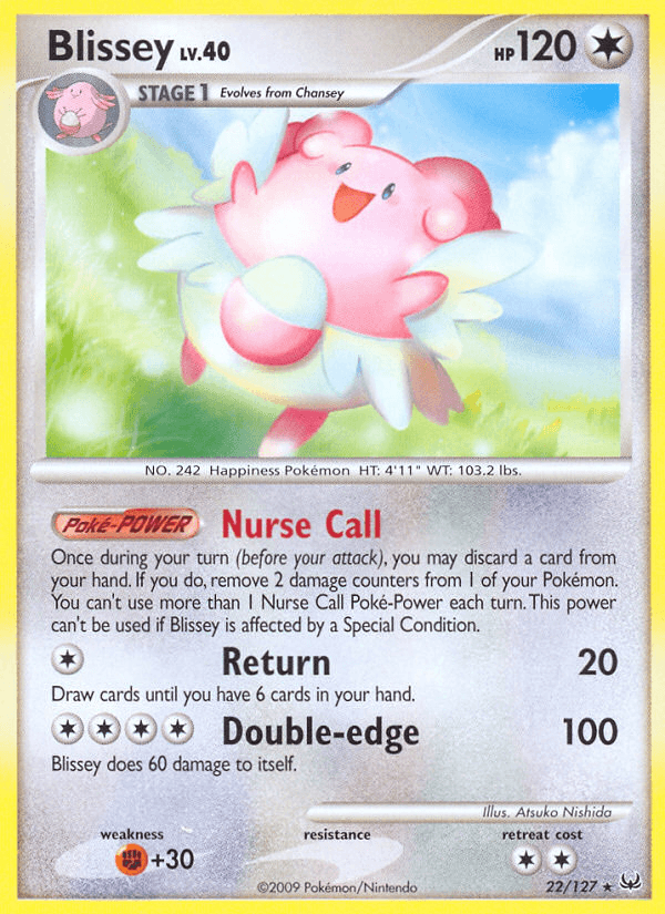 Blissey Platinum card