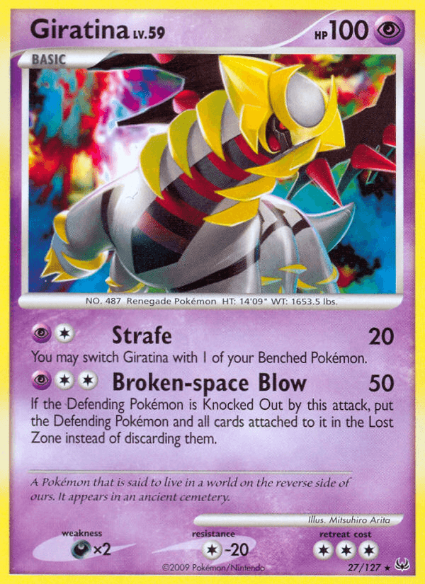 Giratina Platinum card