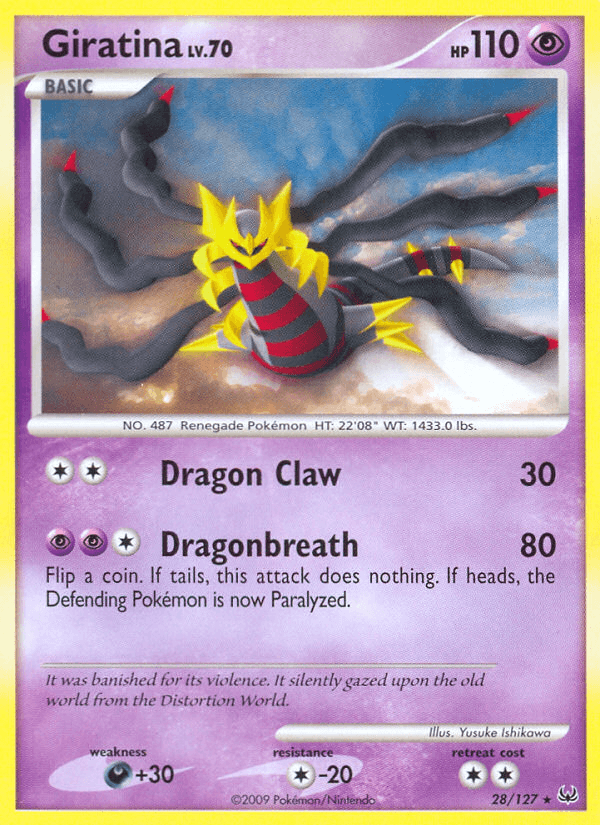 Giratina Platinum card