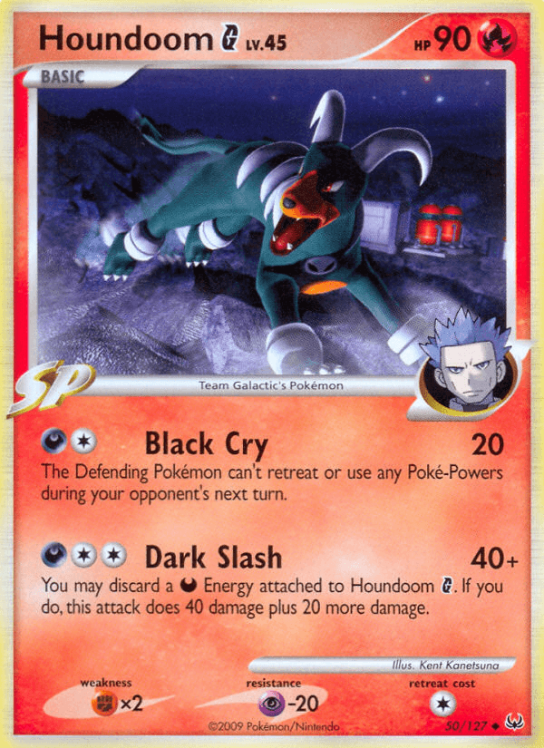 Houndoom G Platinum card