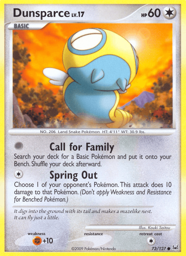 Dunsparce Platinum card
