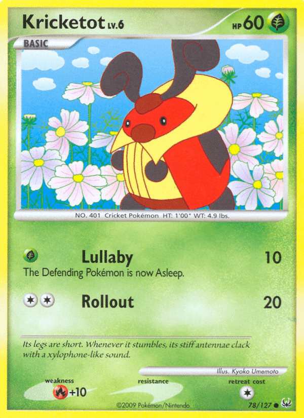 Kricketot Platinum card