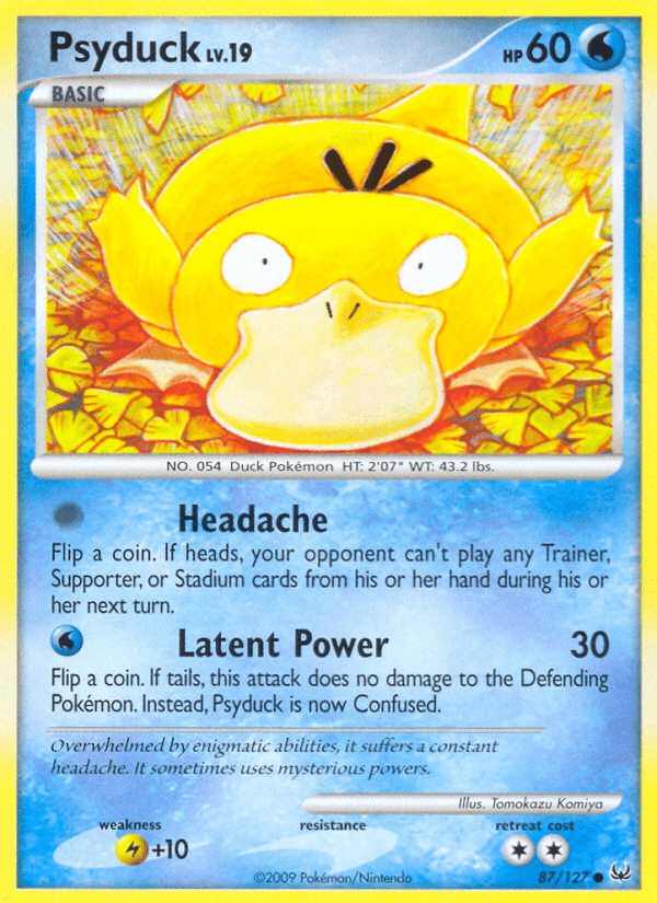 Psyduck Platinum card